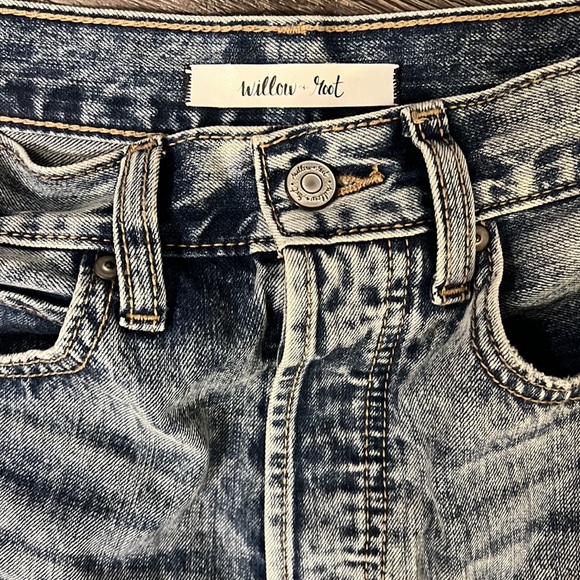 Willow & Root high waisted ripped dad jean - Picture 4 of 7